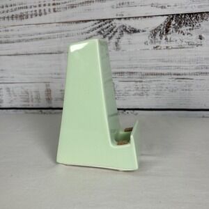 STAK Ceramics Celadon Green Phone iPad Tablet Holder Stand Vase 6" MCM USA